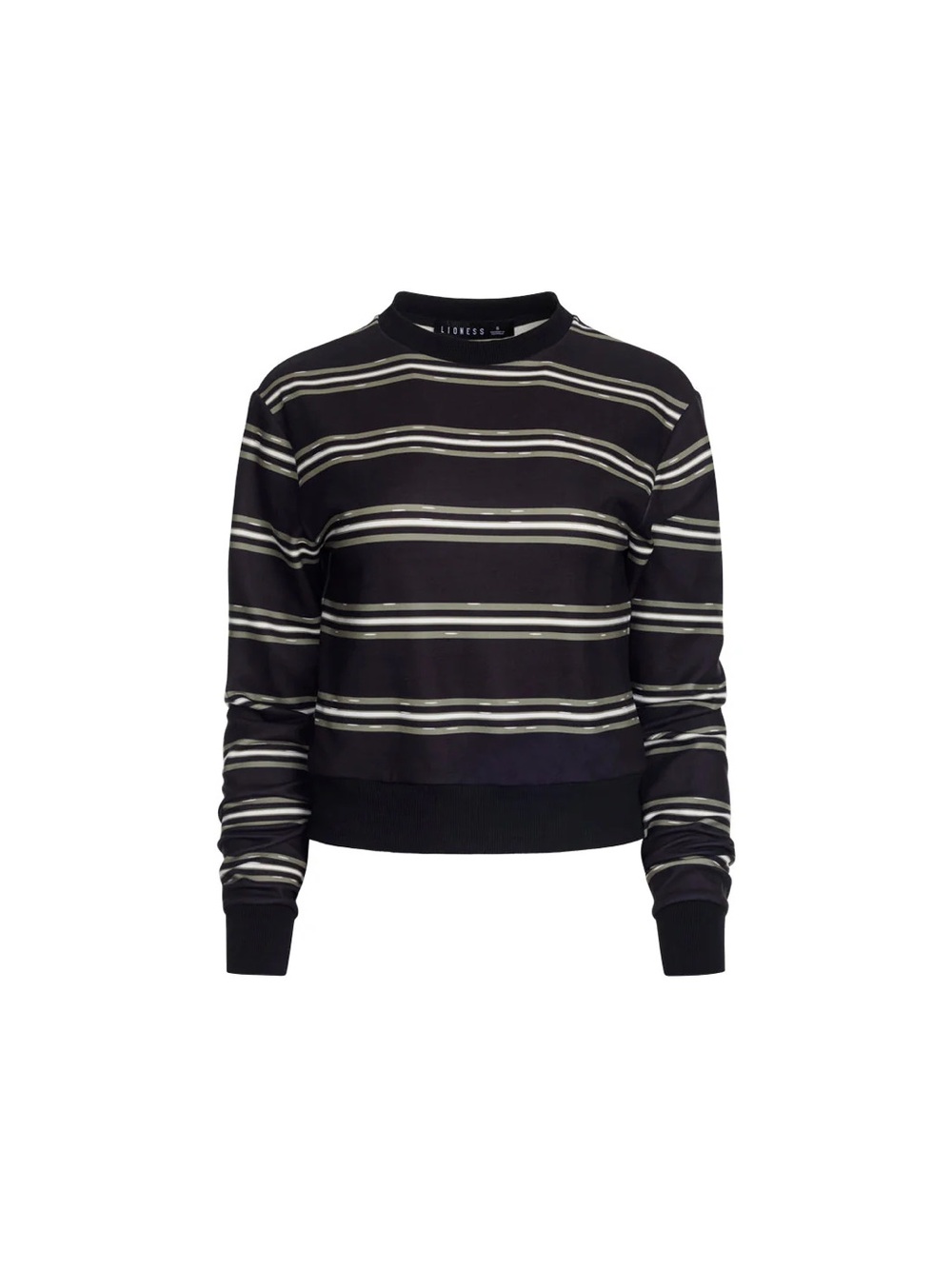 LIONESS | JETSET LONG SLEEVE | NOIR STRIPE | 1J - Picture 5 of 5